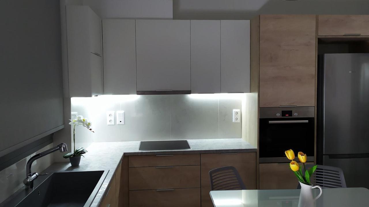 Luxury Autonomous Ground Floor Apartment Igumenica Exteriér fotografie